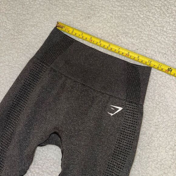 Gymshark Women’s Charcoal Heathered Gray 7/8 Ankle Size Small EUC - Picture 7 of 10